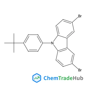 3,6-Dibromo-9-[4-(2-methyl-2-propanyl)phenyl]-9H-carbazole