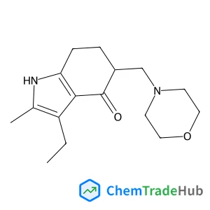 3-Ethyl-2-methyl-5-(4-morpholinylmethyl)-1,5,6,7-tetrahydro-4H-indol-4-one
