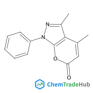 3,4-Dimethyl-1-phenylpyrano[2,3-c]pyrazol-6(1H)-one