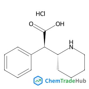 (2R)-Phenyl[(2R)-2-piperidinyl]acetic acid hydrochloride (1:1)