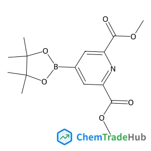 Dimethyl 4-(4,4,5,5-tetramethyl-1,3,2-dioxaborolan-2-yl)-2,6-pyridinedicarboxylate Dimethyl 4-(4,4,5,5-tetramethyl-1,3,2-dioxaborolan-2-yl)-2,6-pyridinedicarboxylate