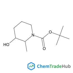 2-Methyl-2-propanyl 3-hydroxy-2-methyl-1-piperidinecarboxylate