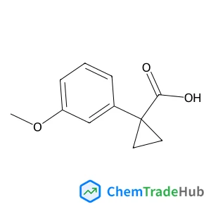 1-(3-Methoxyphenyl)cyclopropanecarboxylic acid structure