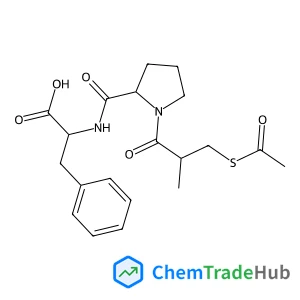 1-[(2S)-3-(Acetylsulfanyl)-2-methylpropanoyl]-L-prolyl-L-phenylalanine