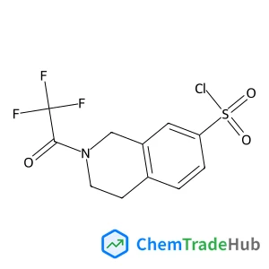 2-(Trifluoroacetyl)-1,2,3,4-tetrahydro-7-isoquinolinesulfonyl chloride