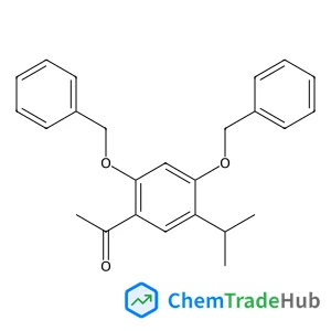 1-(2,4-Bis(benzyloxy)-5-isopropylphenyl)ethanone 1-(2,4-Bis(benzyloxy)-5-isopropylphenyl)ethanone