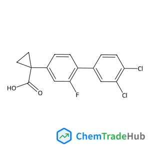 1-(3',4'-Dichloro-2-fluoro(1,1'-biphenyl)-4-yl)cyclopropanecarboxylic acid