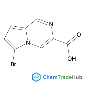 6-Bromo-pyrrolo1,2-apyrazine-3-carboxylic Acid