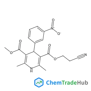 2-Cyanoethyl methyl 2,6-dimethyl-4-(3-nitrophenyl)-1,4-dihydro-3,5-pyridinedicarboxylate 2-Cyanoethyl methyl 2,6-dimethyl-4-(3-nitrophenyl)-1,4-dihydro-3,5-pyridinedicarboxylate