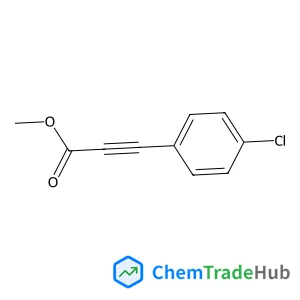 Methyl 3-(4-chlorophenyl)-2-propynoate structure Methyl 3-(4-chlorophenyl)-2-propynoate structure