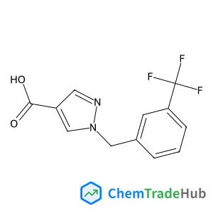 1-[3-(Trifluoromethyl)benzyl]-1H-pyrazole-4-carboxylic acid