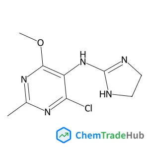 4-Chloro-N-(4,5-dihydro-1H-imidazol-2-yl)-6-methoxy-2-methyl-5-pyrimidinamine