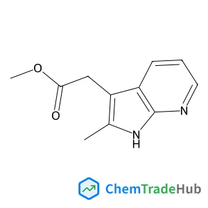 Methyl (2-methyl-1H-pyrrolo[2,3-b]pyridin-3-yl)acetate