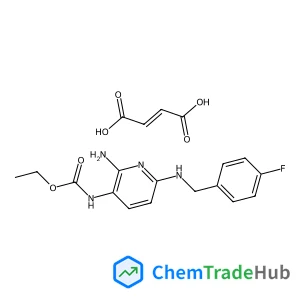 Ethyl {2-amino-6-[(4-fluorobenzyl)amino]-3-pyridinyl}carbamate (2Z)-2-butenedioate (1:1)