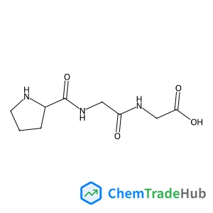 2-[[2-[[(2S)-pyrrolidine-2-carbonyl]amino]acetyl]amino]acetic acid