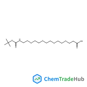 2,2-Dimethyl-4-oxo-3,8,11,14,17-pentaoxa-5-azaicosan-20-oic acid