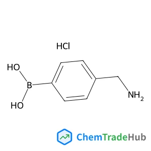 [4-(Aminomethyl)phenyl]boronic acid hydrochloride (1:1)