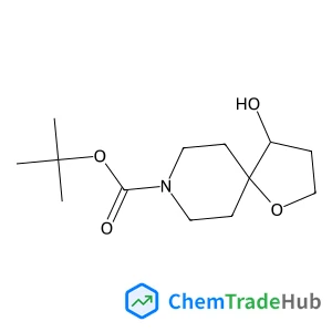 2-Methyl-2-propanyl 4-hydroxy-1-oxa-8-azaspiro[4.5]decane-8-carboxylate
