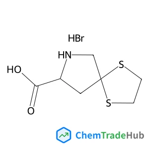 1,4-Dithia-7-azaspiro[4.4]nonane-8-carboxylicacid, hydrobromide, (S)- (9CI)