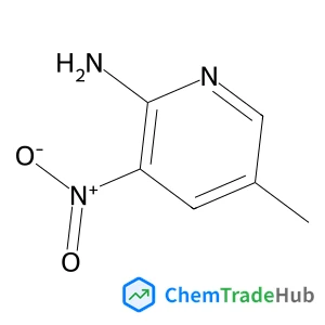 5-Methyl-3-nitro-2-pyridinamine structure