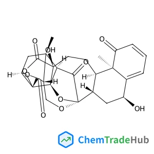 (1R,2S,8R,9R,15S,17S,18R,21R,24R,26R,27R)-5,15-Dihydroxy-2,9,26-trimethyl-3,19,23,28-tetraoxaoctacyclo[16.9.1.1~18,27~.0~1,5~.0~2,24~.0~8,17~.0~9,14~.0~21,26~]nonacosa-11,13-diene-4,10,22,29-tetrone