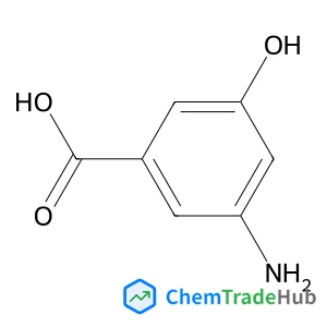3-Amino-5-hydroxybenzoic acid Chemical_Structure_Of