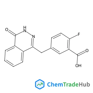 2-Fluoro-5-[(4-oxo-3,4-dihydro-1-phthalazinyl)methyl]benzoic acid