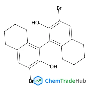 3,3-Dibromo-5,6,7,8-tetrahydro-1,1'-binaphthalene-2,2(3H)-diol