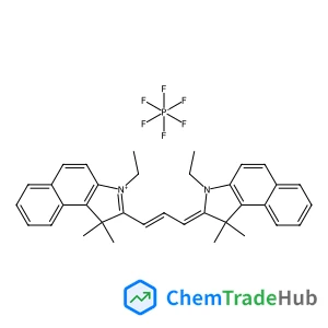 3-Ethyl-2-[(1E,3Z)-3-(3-ethyl-1,1-dimethyl-1,3-dihydro-2H-benzo[e]indol-2-ylidene)-1-propen-1-yl]-1,1-dimethyl-1H-benzo[e]indolium hexafluorophosphate