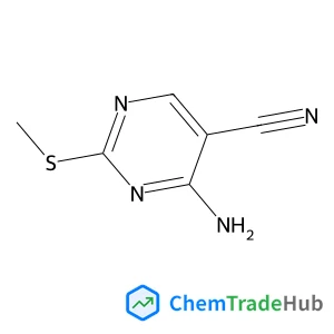 4-amino-2-methylsulfanyl-pyrimidine-5-carbonitrile 4-amino-2-methylsulfanyl-pyrimidine-5-carbonitrile