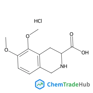 5,6-Dimethoxy-1,2,3,4-tetrahydro-3-isoquinolinecarboxylic acid hydrochloride (1:1)