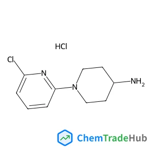 1-(6-Chloro-2-pyridinyl)-4-piperidinamine hydrochloride (1:1)