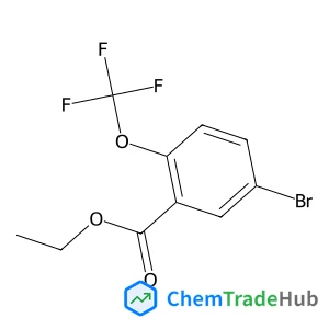 Ethyl 5-bromo-2-(trifluoromethoxy)benzoate structure Ethyl 5-bromo-2-(trifluoromethoxy)benzoate structure