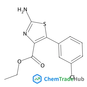Ethyl 2-amino-5-(3-chlorophenyl)-1,3-thiazole-4-carboxylate