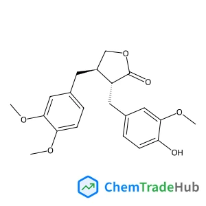 (3R,4R)-4-(3,4-Dimethoxybenzyl)-3-(4-hydroxy-3-methoxybenzyl)dihydro-2(3H)-furanone