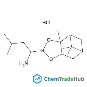 (1R)-3-Methyl-1-[(1S,2S,6R,8S)-2,9,9-trimethyl-3,5-dioxa-4-boratricyclo[6.1.1.0~2,6~]dec-4-yl]-1-butanamine hydrochloride (1:1)