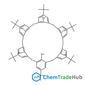 5,11,17,23,29,35-Hexakis(2-methyl-2-propanyl)heptacyclo[31.3.1.1~3,7~.1~9,13~.1~15,19~.1~21,25~.1~27,31~]dotetraconta-1(37),3(42),4,6,9(41),10,12,15(40),16,18,21(39),22,24,27(38),28,30,33,35-octadecae
ne-37,38,39,40,41,42-hexol