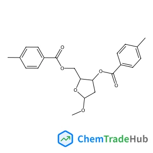 2-Deoxy-erythro-pentose; α-D-Furanose-form, Me glycoside, 3,5-bis(4-methylbenzoyl)