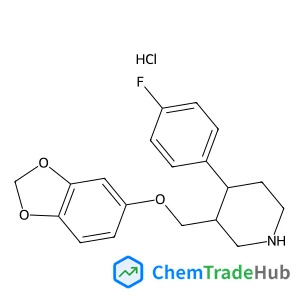 (3S,4R)-3-[(1,3-Benzodioxol-5-yloxy)methyl]-4-(4-fluorophenyl)piperidine hydrochloride (1:1)