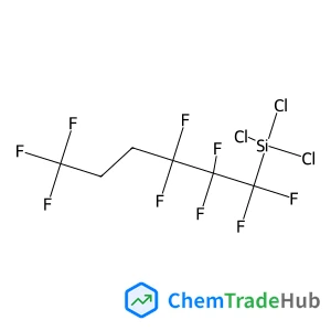 Trichloro(3,3,4,4,5,5,6,6,6-nonafluorohexyl)silane structure Trichloro(3,3,4,4,5,5,6,6,6-nonafluorohexyl)silane structure