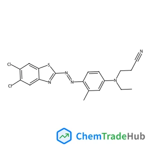 3-((4-((5,6-Dichloro-2-benzothiazolyl)azo)-3-methylphenyl)ethylamino)propiononitrile