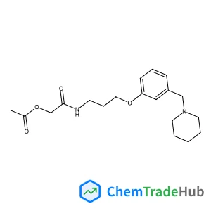 2-Oxo-2-({3-[3-(1-piperidinylmethyl)phenoxy]propyl}amino)ethyl acetate