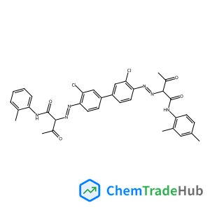 2-[(E)-{3,3'-Dichloro-4'-[(E)-{1-[(2,4-dimethylphenyl)amino]-1,3-dioxo-2-butanyl}diazenyl]-4-biphenylyl}diazenyl]-N-(2-methylphenyl)-3-oxobutanamide