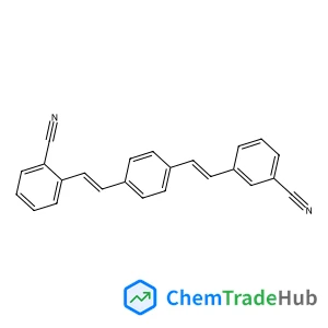 2-[(E)-2-{4-[(E)-2-(3-Cyanophenyl)vinyl]phenyl}vinyl]benzonitrile