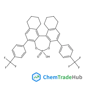2,6-Bis[4-(trifluoromethyl)phenyl]-8,9,10,11,12,13,14,15-octahydrodinaphtho[2,1-d:1',2'-f][1,3,2]dioxaphosphepin-4-ol 4-oxide