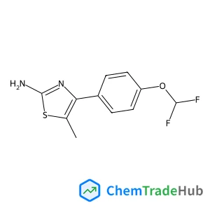 4-[4-(Difluoromethoxy)phenyl]-5-methyl-1,3-thiazol-2-amine