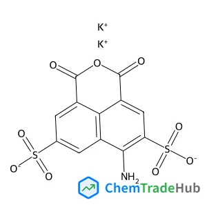Dipotassium 6-amino-1,3-dioxo-1H,3H-benzo[de]isochromene-5,8-disulfonate