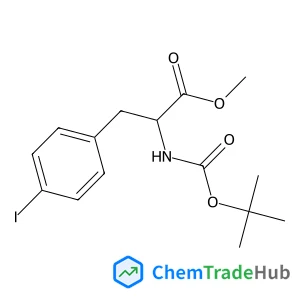 (-�)-(R/S)-2-tert-Butoxycarbonylamino-3-(4-iodo-phenyl)-propionic acid methyl ester