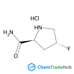 (2S,4R)-4-fluoropyrrolidine-2-carboxamide hydrochloride structure (2S,4R)-4-fluoropyrrolidine-2-carboxamide hydrochloride structure