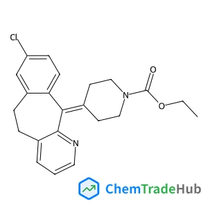 Ethyl 4-(8-chloro-5,6-dihydro-11H-benzo[5,6]cyclohepta[1,2-b]pyridin-11-ylidene)-1-piperidinecarboxylate